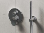 RAVAK - Spring Sprchová baterie pod omítku SG 090.00CR, s tělesem, s příslušenstvím, chrom X07S145