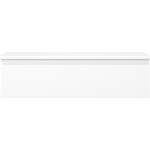 MEXEN/S - Orio koupelnová skříňka pod umyvadlo 90 cm s deskou, 1 šuplík, bílá mat 91A10-09023-1-BFC01
