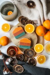 Almara Soap Designové mýdlo Spice Orange, přírodní barva