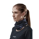CEP Logo Bandana blue grey - Běžecký multifunkční nákrčník CEP - černá / šedá