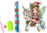NORIMPEX Diamantové malování Vánoční elf