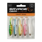 Savage Gear Gumová nástraha Craft Shad Dark Water Mix 5ks - 7,2cm 2,6g,Savage Gear Gumová nástraha Craft Shad Dark Water Mix 5ks - 7,2cm 2,6g