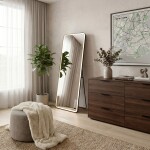 REA - Zrcadlo LED Classico 50x160cm Black HOM-03618