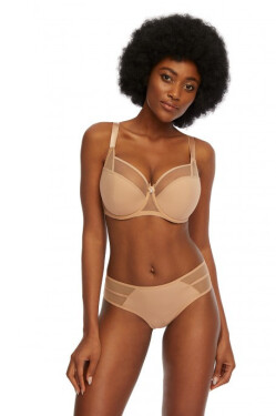Polovyztužená dámská podprsenka semi soft Kinga BC-676 Sophie Skin skin/odc.Béžová 90C