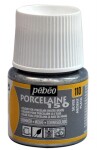 Pébéo Barva na porcelán a sklo Porcelaine 150 45 ml - stříbrná 110