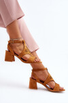Sandály na nízkém podpatku Camel Eleriva 37