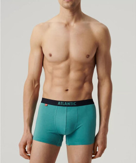 Boxerky Atlantic 5SMH-004/25 A'5 S-2XL modro-zeleno-černá XL