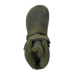 Chlapecké zimní barefoot boty PRO-tex Protetika - LENO KHAKI - 21