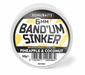 Sonubaits Dumbells Band'Um Sinkers Pineapple Coconut 60g 6mm (S1810082)