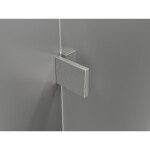 MEXEN/S - Lunar L Duo sprchový kout dveře křídlové 90 x 85, transparent, nikl kartáčovaný 834L-090L-085P-97-00