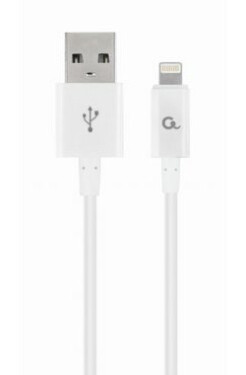 Gembird USB kabel Ligtning pro Apple zařízení 2 m bílá / USB 2.0 (CC-USB2P-AMLM-2M-W)
