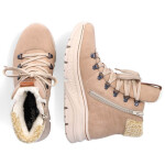 Dámské kotníkové zateplené boty W RKR572 Hnědo-béžová - Rieker hnědá-béžová 39