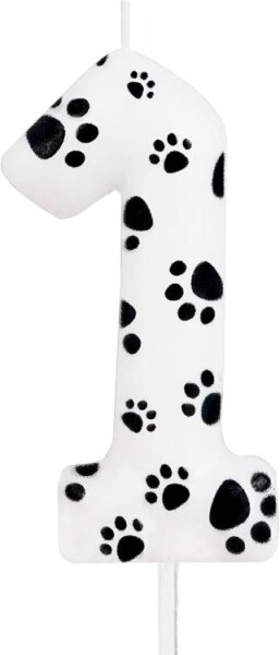 Dortisimo Svíčka s tlapičkami číslo 1