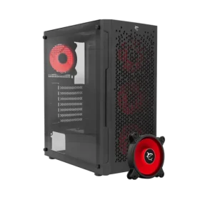 White Shark GCC-2302 BULLET BLACK + 4 Fan DASH černá / ATX / 5x 120/140mm 3x 120mm / bez zdroje (BULLET-BLACK-DASH)