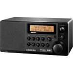 Sangean DDR-31+ stolní rádio DAB+, FM AUX černá