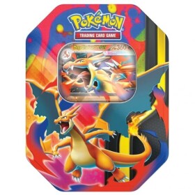 Plechovka Pokémon Spring ex Tin Mega Charizard Y ex
