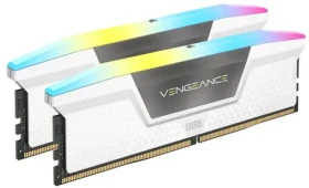 Corsair Vengeance RGB 64GB (2x32GB) 5600MHz bílá / DDR5 / PC5-44800 / CL40-40-40-77 / 1.25V (CMH64GX5M2B5600C40W)