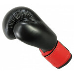 Boxerské rukavice MASTERS - RPU-2A 01152-0302 černá/červená + 6 uncí