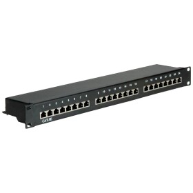 Value 24 portů síťový patch panel 483 mm (19) CAT 5e 1 U černá