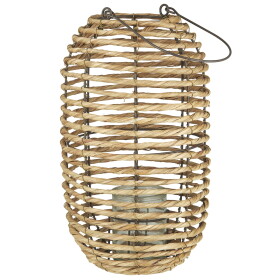 Ib Laursen Lucerna Seagrass Glass Holder, přírodní barva