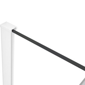 CERANO Profil pro sprchové zástěny Walk-in Onyx - 8 mm - bílá matná - 15 mm