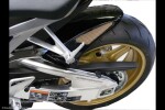 Honda Cbr1000Rr (Abs Model) 08-16 zadní blatník - Matná černá-stříbrná mřížka