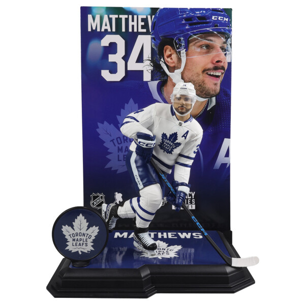 McFarlane Figurka Auston Matthews #34 Toronto Maple Leafs 7" Figure SportsPicks LIMITED PLATINUM CHASE