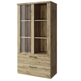 ARTEN (NANO Systems s.r.o.) Nízká vitrína DOORSET-1W2S (Dub navarra) NIZKA-VITRINA-DOORSET-1W2S