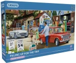 GIBSONS Panoramatické puzzle Tankování před cestou