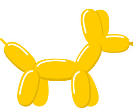 Tvarovací balónek žlutý Belbal Tvarovací balónek žlutý Belbal