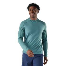 SMARTWOOL Mens Active Mesh Hoodie, Dusty Teal (vzorek) velikost: M