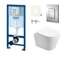 Cenově zvýhodněný závěsný WC set Grohe do lehkých stěn / předstěnová montáž + WC SAT Infinitio SIKOGRSIN1S SIKOGRSIN1S