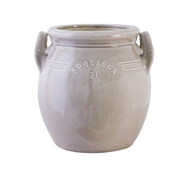 Kameninový květináč Brobacka Beige High 17x17 cm Strömshaga