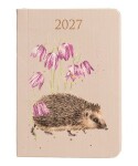 Mini diář 2027 Wrendale Designs, A7 - Ježek