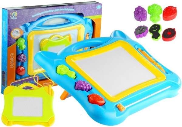 Mamido Mazací magnetická tabule s razítky 2v1