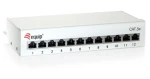 Equip 12-Port Cat6 šedá / Patch panel / RJ-45 / 250 MHz / stolní i nástěnná montáž (227362)