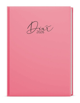 Denní diář 2026 David Lamino Pastel A5 růžová
