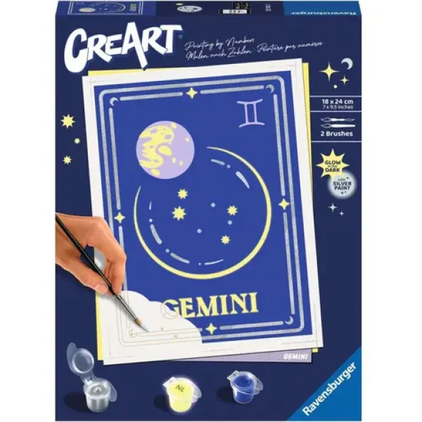 Ravensburger CreArt Znamení Blíženci – malování podle čísel