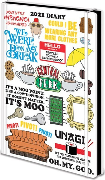 Diář A5 2021, Přátelé - EPEE