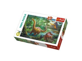Trefl Puzzle Dinosauři na cestách / 60 dílků