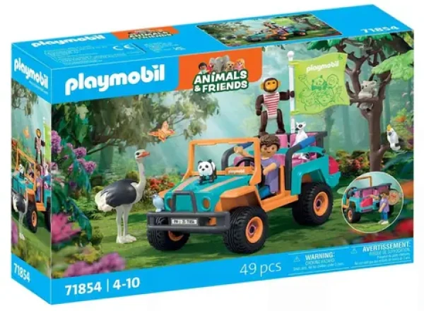 Playmobil® Animals Friends 71854 Barevné terénní auto
