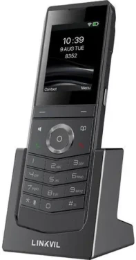Fanvil Linkvil W611W V2 černá / Bezdrátový WiFi telefon / Wi-Fi 6 / Bluetooth 5.0 / IP67 / 4 linky (W611W V2)