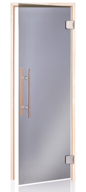 Dveře do sauny "A" Premium 7x20 Grey 690x1990 mm Osika CA720GRASPL