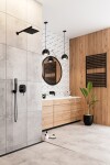 Laveo - Pola - podomítková sprchová baterie s příslušenstvím, černá BAP_701P