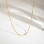 ELENYS Petite Chain – pozlacený náhrdelník 18K žluté zlato Délka: 40+5 cm / max. 45 cm