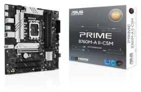 Asus PRIME B760M-A II-CSM / Základní deska / Intel B760 / DDR5 / Socket 1700 / 2.5GLAN / mATX (90MB1NG0-M0EAYC)