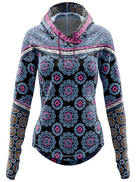 CRAZY Pull Ibex Woman, Shibori velikost: XS