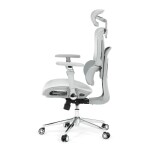 Kancelářská židle, synchronní mechanismus, šedá síťovina, KA-B2363 GREY