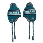 Outerstuff Dětská Zimní Čepice San Jose Sharks Jacquard Tassel Knit With Pom