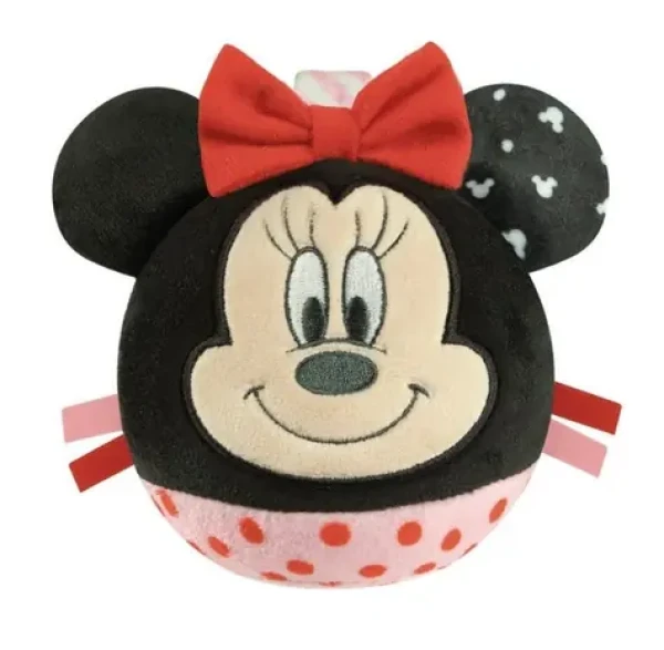 Clementoni BABY Plyšový míček Myška Minnie s chrastítkem